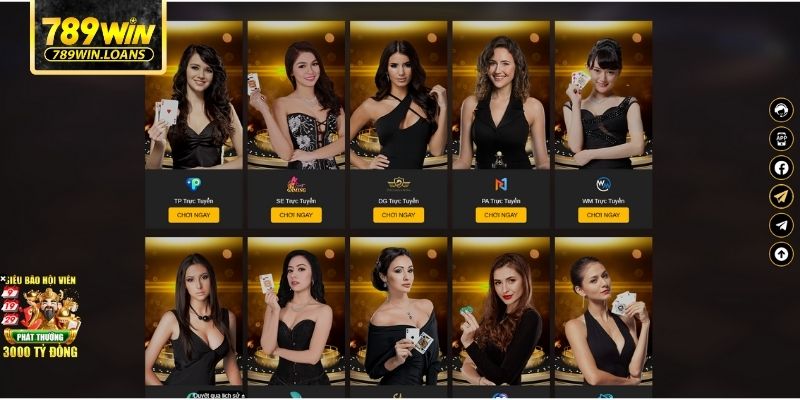 Đối tác uy tín trong mục casino tại 789WIN