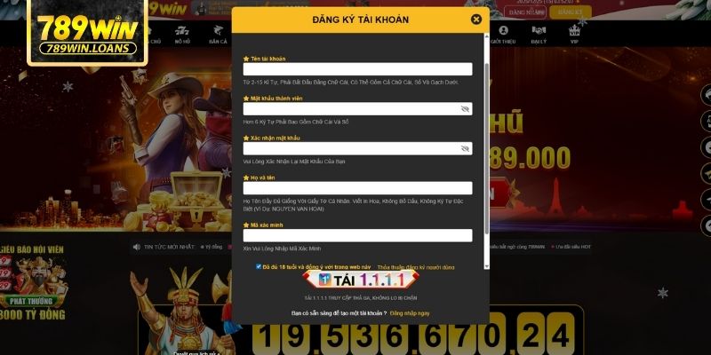 Lợi ích khi tạo account 789WIN